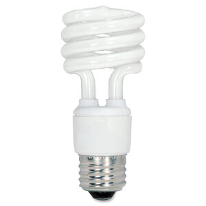Satco 13-watt Fluorescent T2 Spiral CFL Bulb