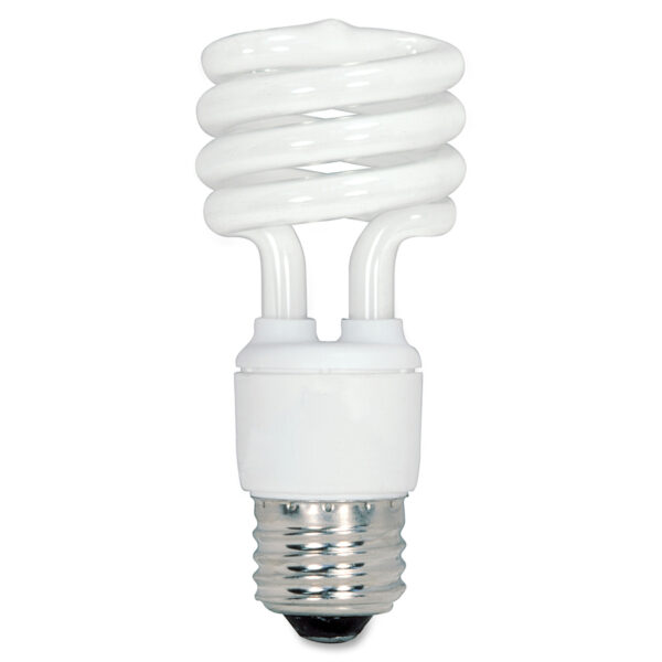 Satco 13-watt Fluorescent T2 Spiral CFL Bulb