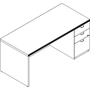 Lorell Mobile Wire File Cart