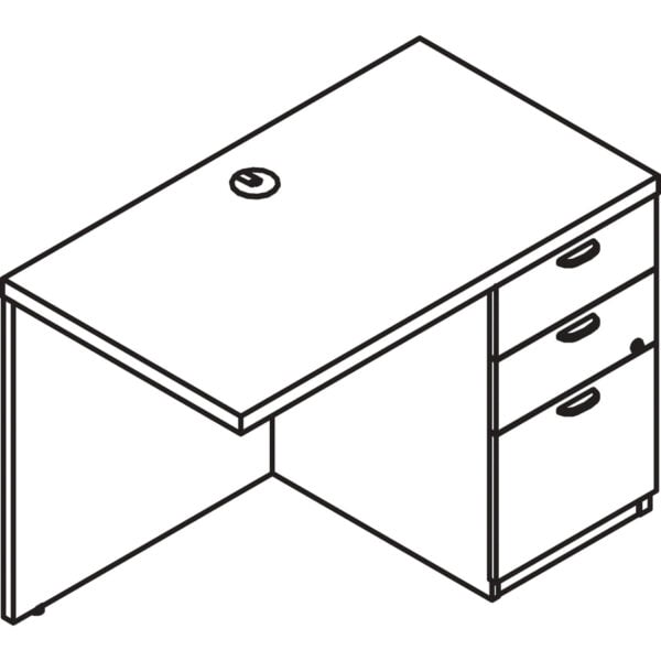 Lorell Mobile Wire File Cart