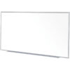 Magnetic Porcelain Whiteboard with Aluminum Frame, 120.59" x 60.47", White Surface, Satin Aluminum Frame
