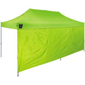 Shax 6097 Pop-Up Tent Sidewall, Single Skin, 10 ft x 10 ft, Polyester, Lime