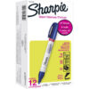 Permanent Paint Marker, Medium Bullet Tip, Blue, Dozen