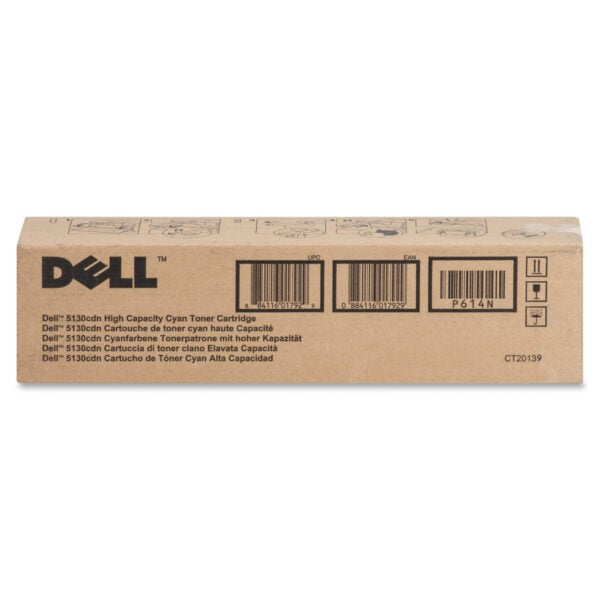 Dell Original High Yield Laser Toner Cartridge - Cyan - 1 Each