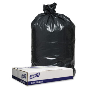 Genuine Joe Low Density Black Can Liners