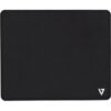 V7 Antimicrobial Mouse Pad Black, polymer treated surface, anti-slip base, anti-odor and stain