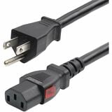 StarTech.com 12ft (3.6m) Heavy Duty Power Cord, NEMA 5-15P to Locking C13 AC Power Cable, 15A 125V, 14AWG, UL Listed Components