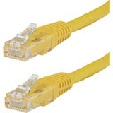 StarTech.com 7ft CAT6 Ethernet Cable - Yellow Molded Gigabit - 100W PoE UTP 650MHz - Category 6 Patch Cord UL Certified Wiring/TIA