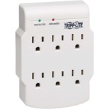 Tripp Lite by Eaton Protect It! 6-Outlet Low-Profile Surge Protector, Direct Plug-In, 750 Joules, Diagnostic LED