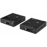 StarTech.com HDMI over IP Extender Kit with Video Wall Support - 1080p - HDMI over Cat5 / Cat6 Transmitter and Receiver Kit (ST12MHDLAN2K)