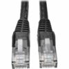 Tripp Lite Cat6 Gigabit Snagless Molded (UTP) Ethernet Cable (RJ45 M/M) PoE Black 7 ft. (2.13 m)