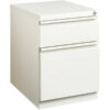 Lorell 20" 2-drawer Box/File Steel Mobile Pedestal
