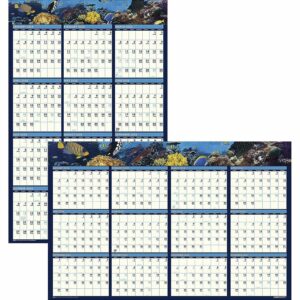 House of Doolittle Earthscapes Sea Life Laminated Planner
