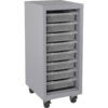 Lorell Pull-out Bins Mobile Storage Tower