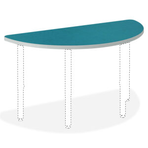 HON Build Half Round Table 60"W x 30"D
