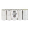 Impact Printing Carbonless Paper Rolls, 2.25" x 70 ft, White/Canary, 10/Pack