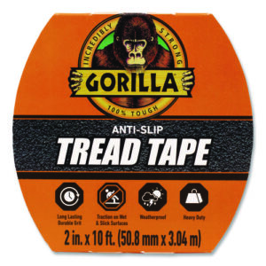 Tread Tape, 3" Core, 2" x 10 ft, Black