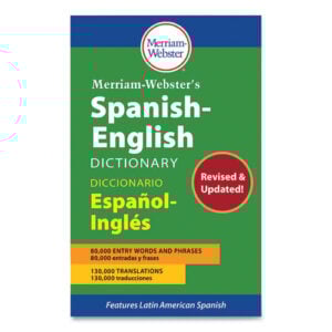 Spanish-English Dictionary, Paperback, 928 Pages