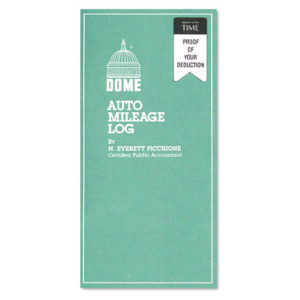 Auto Mileage Log, One-Part (No Copies), 6.5 x 6.25, 32 Forms Total