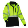 GloWear 8353 Class 3 Hi-Vis Softshell Water-Resistant Jacket, 5X-Large, Lime