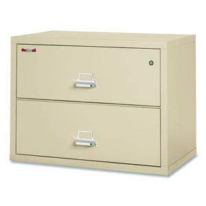 Insulated Lateral File, 2 Legal/Letter-Size File Drawers, Parchment, 37.5" x 22.13" x 27.75"