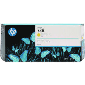 HP 738 (676N1A) Yellow Original DesignJet Ink Cartridge