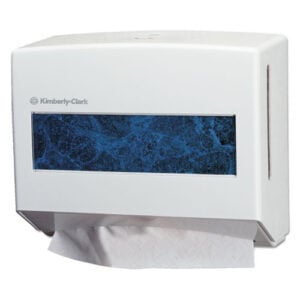 Scottfold Compact Towel Dispenser, 10.75 x 4.75 x 9, Pearl White