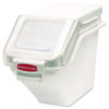 ProSave Shelf Ingredient Bins, 5.4 gal, 11.5 x 23.5 x 16.88, White, Plastic