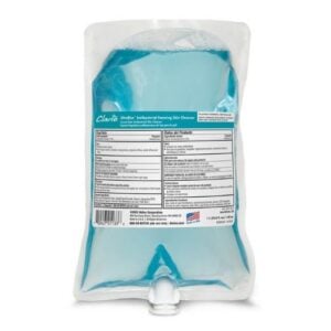 UltraBlue Antibacterial Foaming Skin Cleanser Refill, Fragrance-Free, 1,000 mL, 6/Carton