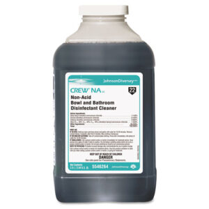 Crew Non-Acid Bowl and Bathroom Cleaner, 2.5 L Bottle, 2/Carton