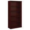 Series C Collection Bookcase, Five-Shelf, 35.63w x 15.38d x 72.78h, Mahogany