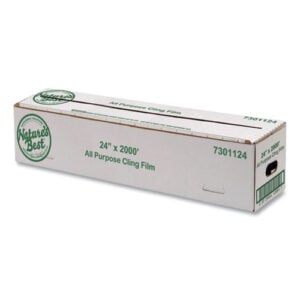 All-Purpose Cling Film, 24" x 2,000 ft, Blue Tinted