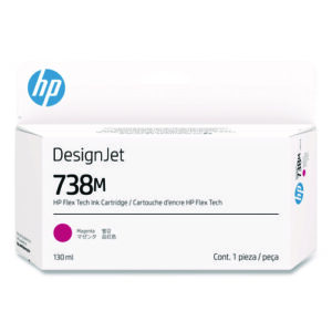 HP 738M (A24VNA) Original Designjet Ink Cartridge, Magenta