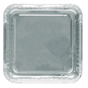 8" Square Cake Pan, 7.88 x 7.88 x 1.31, Silver, Aluminum, 500/Carton