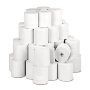 Direct Thermal Printing Thermal Paper Rolls, 3.13" x 273 ft, White, 50/Carton