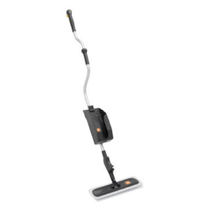 TASKI ProSpeed Finish Applicator System, 18" Wide Black Microfiber Head, 60" Silver/Black Handle