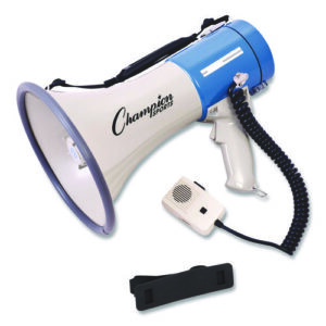 18-Watt Voice Record Megaphone, 1,000 yds Range, 18 W to 35 W