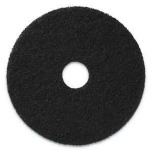 Stripping Pads, 17" Diameter, Black, 5/Carton
