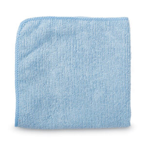 Microfiber Cleaning Cloths, 12 x 12, Blue, 24/Pack