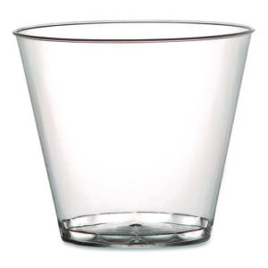 Plastic Tumblers, Squat, 5 oz, Clear, 20 Bag, 25 Bags/Carton