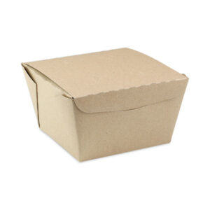 EarthChoice OneBox Paper Box, 46 oz, 4.5 x 4.5 x 3.25, Brown, 200/Carton