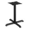 Alera Hospitality Series Single-Column Bases, 27.5" Diameter, 28.5"h, 300 lb Cap, Steel, Black