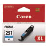 6449B001 (CLI-251XL) ChromaLife100+ High-Yield Ink, 695 Page-Yield, Cyan