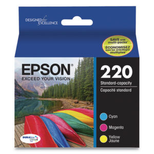 T220520-S (220) DURABrite Ultra Ink, 165 Page-Yield, Cyan/Magenta/Yellow