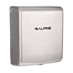 Willow Commercial 120V Automatic Hand Dryer, 3.93 x 11.25 x 12.63, Stainless Steel, Silver