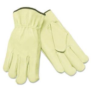 Unlined Driver's Gloves, Small, Straight Thumb, Grain Leather, Dozen