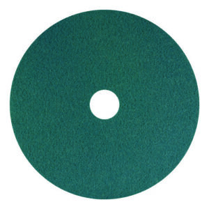 SmartScrub Floor Pad, 20" Diameter, Blue/Yellow, 5/Carton