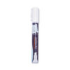 Wet Erase Markers, Medium Chisel Tip, White, 4/Pack