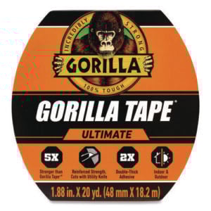 Ultimate Tape, 3" Core, 1.88" x 20 yd, Black