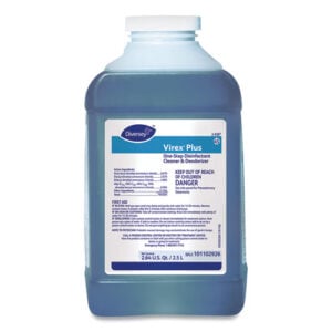Virex Plus One-Step Disinfectant Cleaner, 2.5 L Bottle, 2/Carton